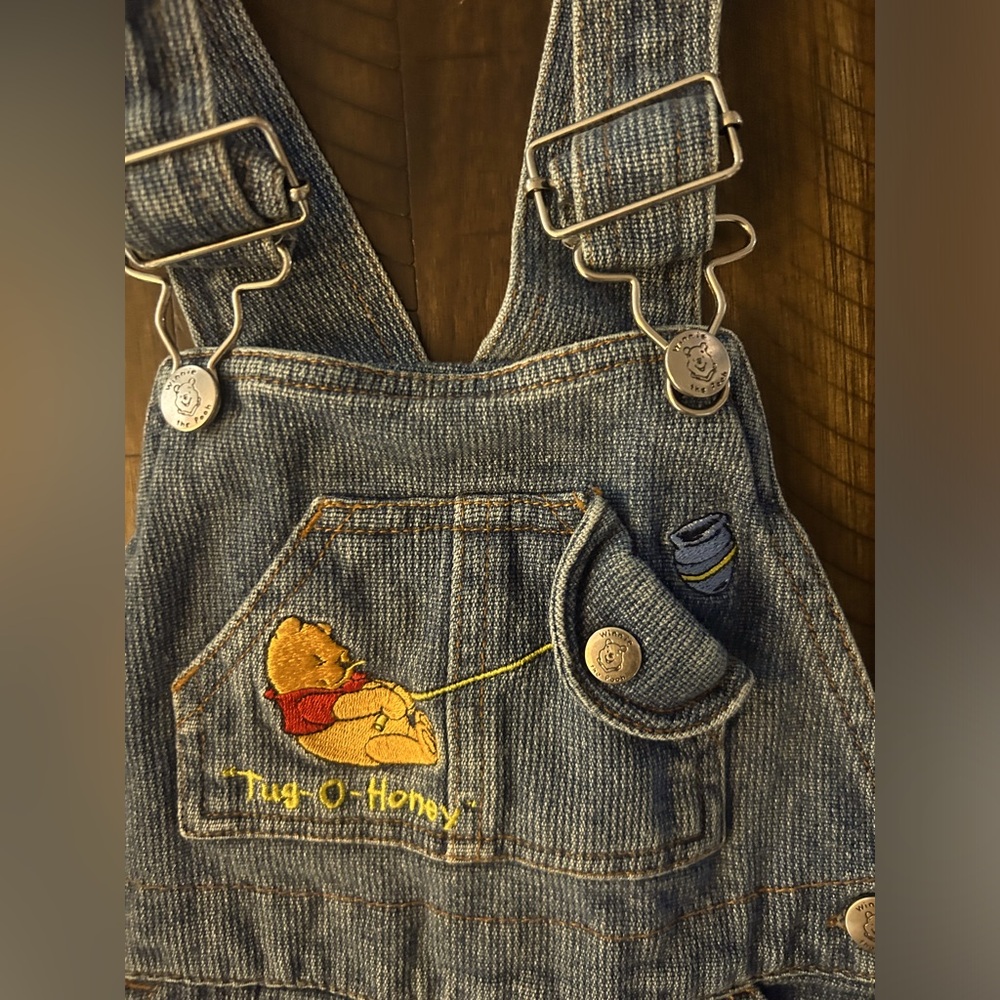 Winnie the Pooh 3T Vintage Overalls
